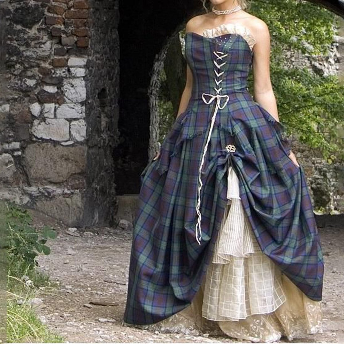 Tartan Wedding Dress Bella | House Of ...
